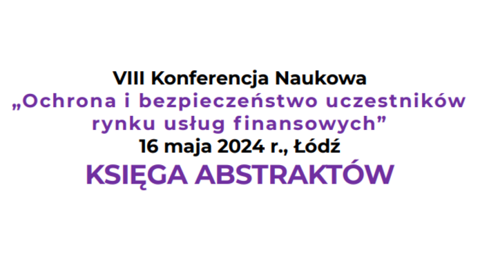 Księga Abstraktów